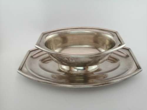 Wiskemann, Brussels - Silver-plated serving dish