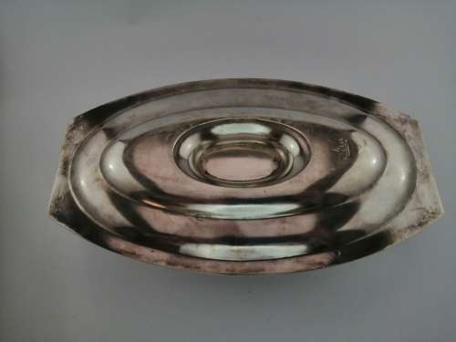 Wiskemann, Brussels - Silver-plated serving dish