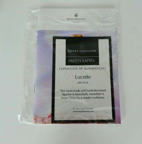 ROYAL DOULTON PRETTY LADIES LUCETTE HN 4728 HN4728