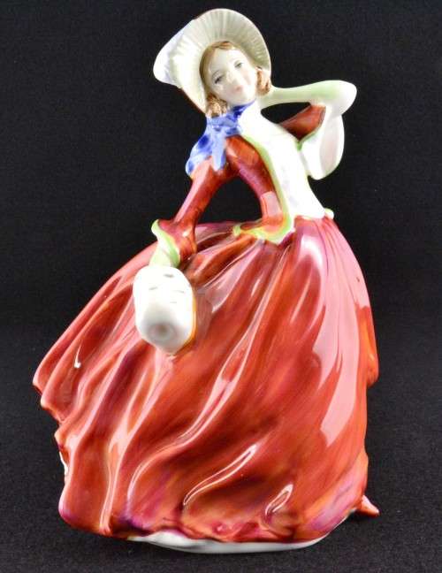 Vintage Royal Doulton Figurine AUTUMN BREEZES HN 1934