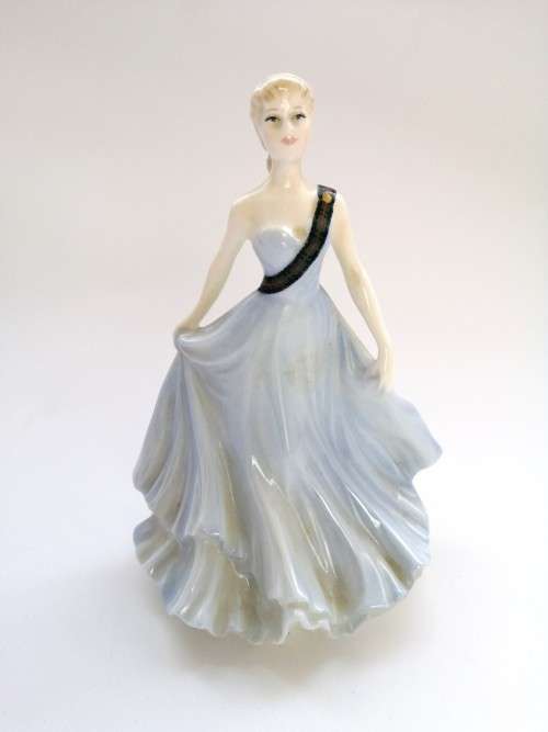 Coalport England figurine Royal Caledonian Ball Only Available 1993