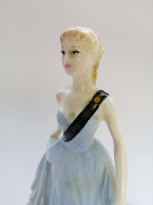 Coalport England figurine Royal Caledonian Ball Only Available 1993