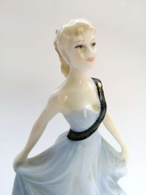 Coalport England figurine Royal Caledonian Ball Only Available 1993