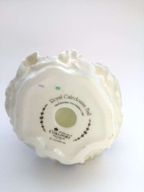 Coalport England figurine Royal Caledonian Ball Only Available 1993