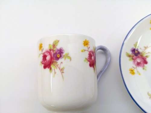 Gorgeous Shelley Demitasse Cup and Saucer