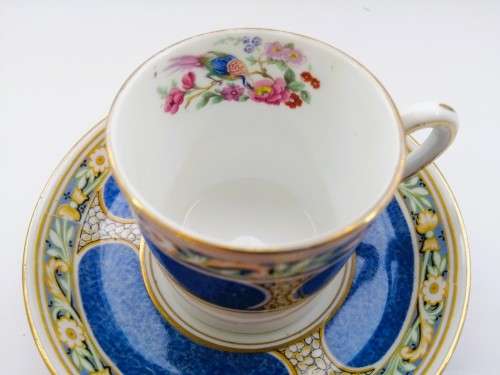 Grosvenor Jackson Gosling Ye Olde English Demitasse Cup and Saucer peacock