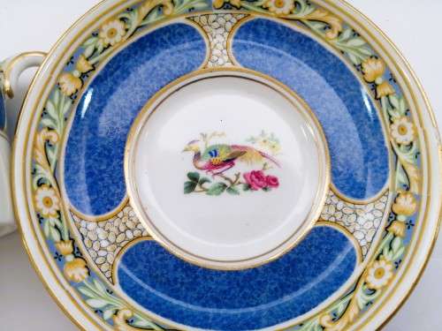 Grosvenor Jackson Gosling Ye Olde English Demitasse Cup and Saucer peacock