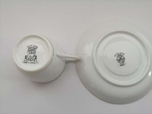 Sand N L Salon China Tea Cup and Saucer Made in England