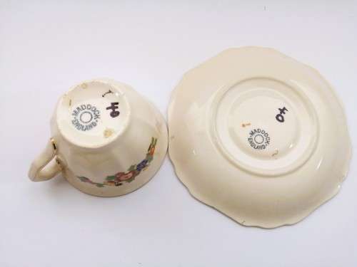 Maddock demitasse cup and saucer