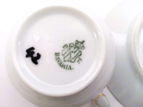 P.T. Bavaria demitasse Cup and Saucer duo German