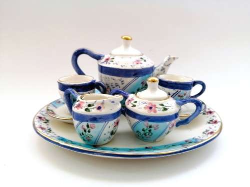 Beautiful Miniature Tea set - teaset