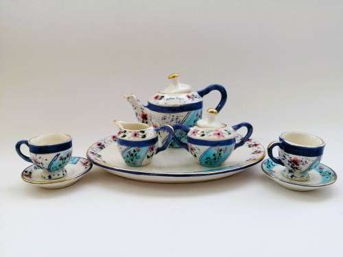 Beautiful Miniature Tea set - teaset