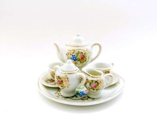 Beautiful Miniature Tea set - teaset
