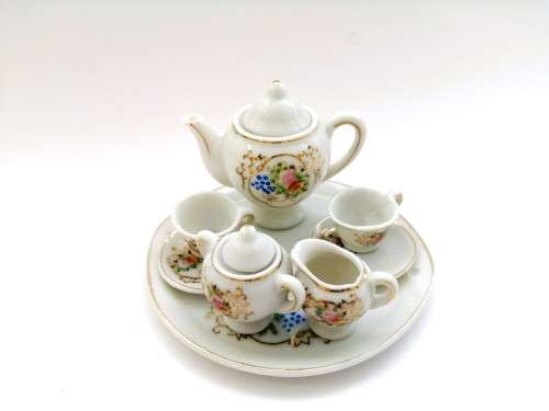 Beautiful Miniature Tea set - teaset