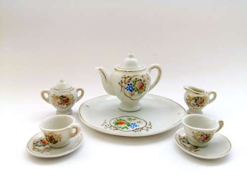 Beautiful Miniature Tea set - teaset