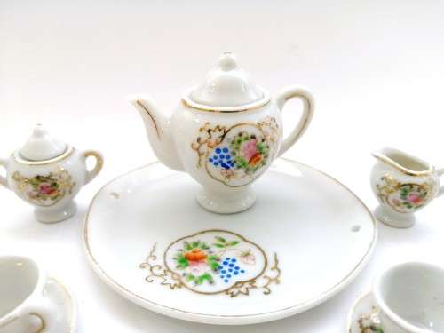 Beautiful Miniature Tea set - teaset