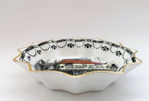 Vintage Rosina Souvenir Trinket Dish from Dickens Old Curiosity Shop London UK