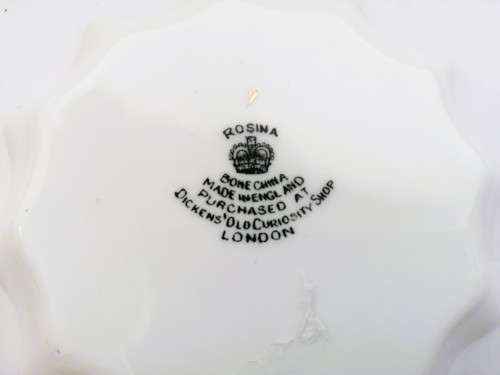 Vintage Rosina Souvenir Trinket Dish from Dickens Old Curiosity Shop London UK