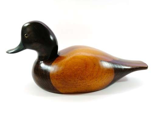 Large Antique Fellows  Wooden Duck Decoy Bluebill