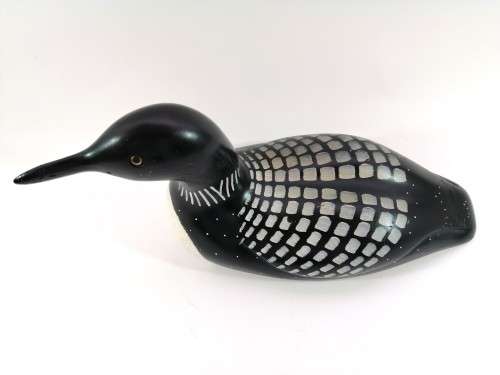 Large Jennings signed Wooden Duck Decoy