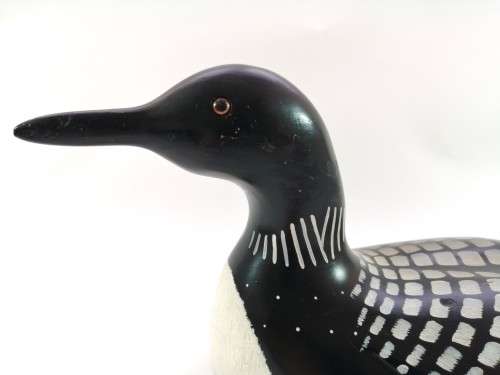Large Jennings signed Wooden Duck Decoy
