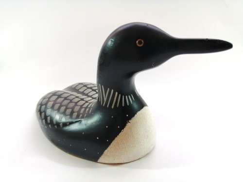 Large Jennings signed Wooden Duck Decoy