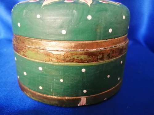 Vintage Celestial Trinket Box, 90s wooden sun jewellery holder
