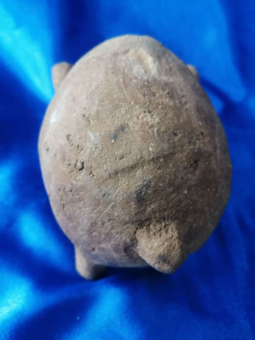 Antique Solid Clay Pig Wild Boar Hog