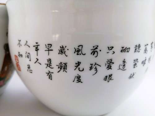 Pair of Chinese storage pots