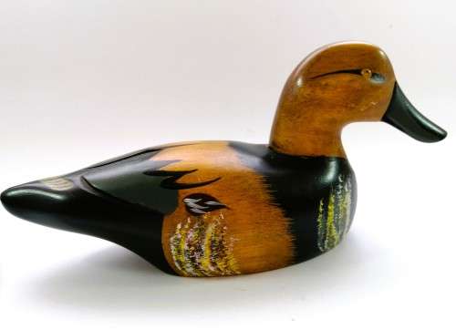 Vintage Wooden Duck Decoy