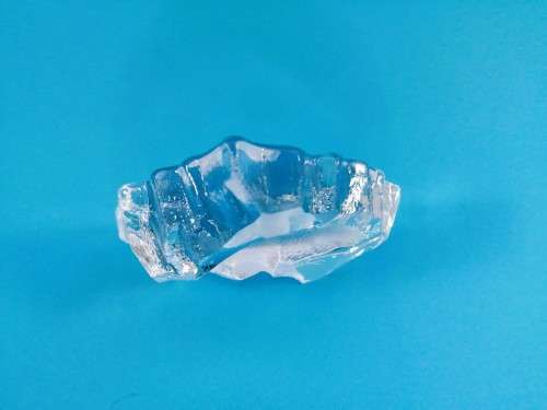 Lead Crystal Paperweight Mats Jonasson Polar Bear
