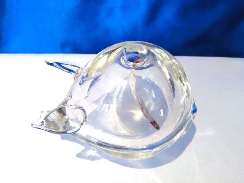 Vintage hand Blown Pig Oil Burner