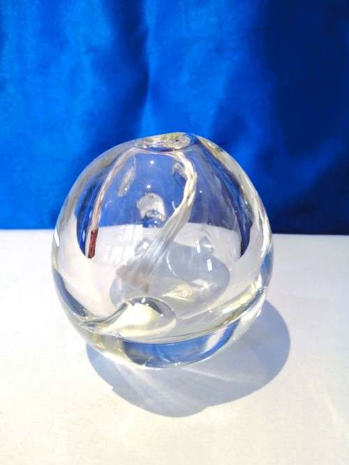 Vintage hand Blown Pig Oil Burner