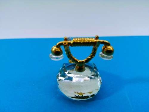 Stunning Cut Glass Crystal  Telephone
