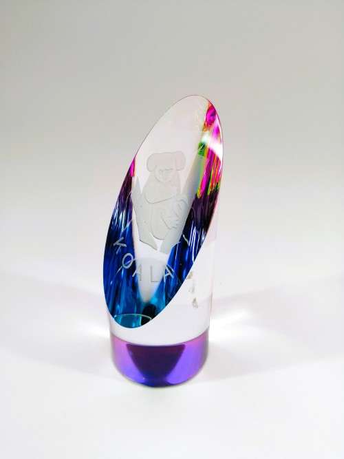 Stunning Koala Crystal paperweight