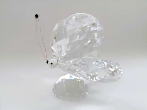 Stunning Crystal Glass Giant Clear  Butterfly