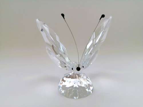 Stunning Crystal Glass Giant Clear  Butterfly