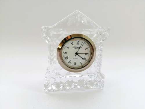 Edinburgh Crystal Quartz Miniature Mantle Shelf Clock