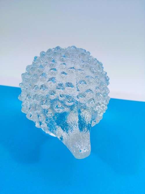 Hand Crafted Porcupine Glass Paperweight