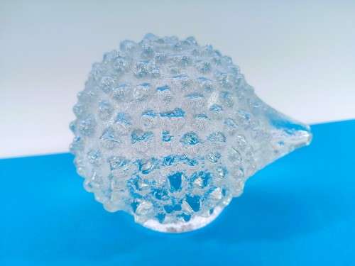 Hand Crafted Porcupine Glass Paperweight