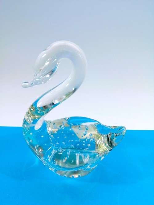 Vintage Murano Duck with bubbles