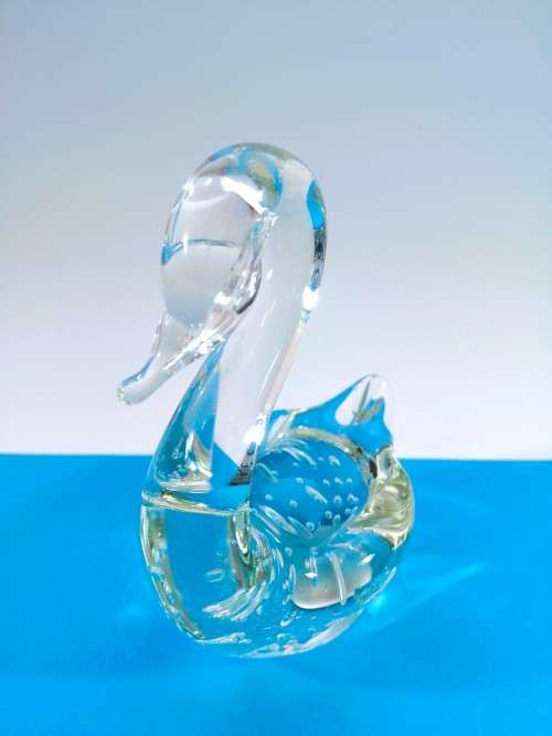 Vintage Murano Duck with bubbles