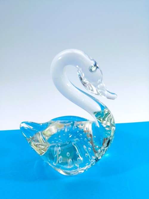 Vintage Murano Duck with bubbles