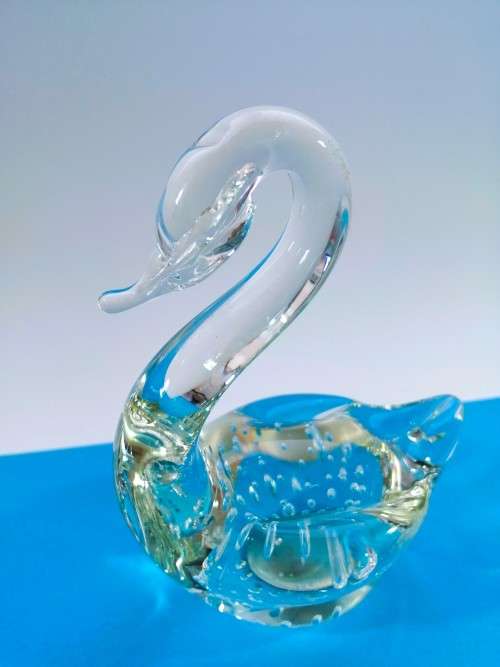 Vintage Murano Duck with bubbles