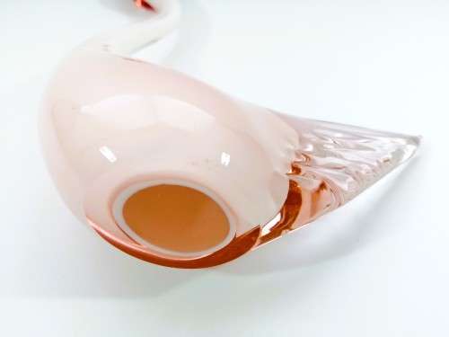 Murano Art Glass Stunning Large Pink Duck Goose Bird