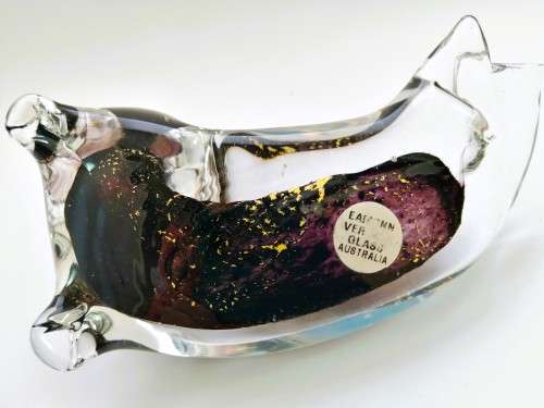 Eamonn Vereker Seal Art Glass Paperweight Handcrafted Australian