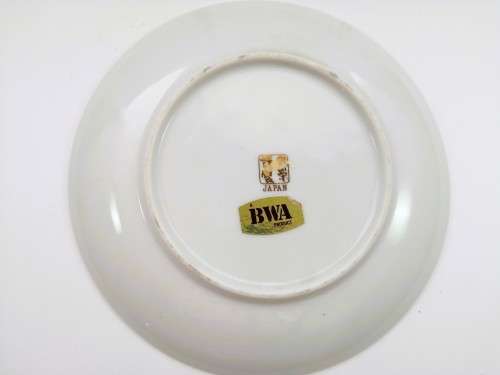 Vintage BWA Japan Imperial  Imari Ware  Porcelain Plate - Flowers #