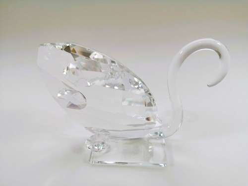 Stunning Crystal Glass X-Large Swan