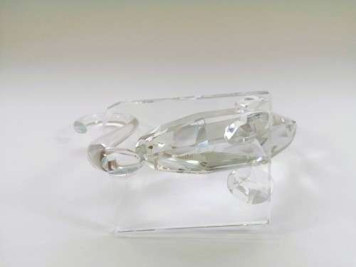 Stunning Crystal Glass X-Large Swan