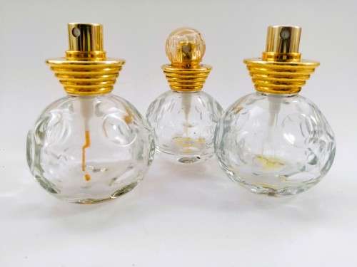 Beautiful Empty Perfume Bottles x 3